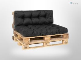 COCON Palettenkissen 2er Set 120x80 & 120x40