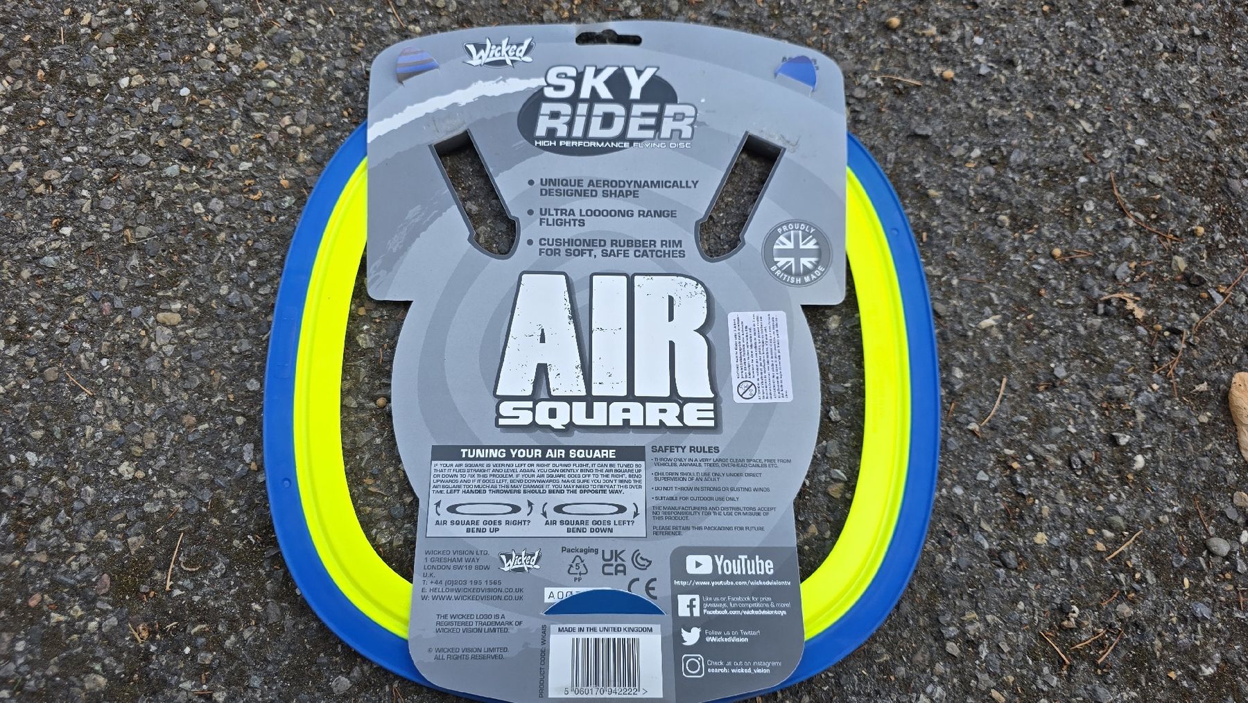 Spielzeuge: Wicked Air Square Flugring  – Neu und originalverpackt aus Dussnang von Priska2285 1