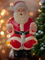 Rarität Lida Blow Mold SANKT NIKOLAUS beleuchtet Vintage
