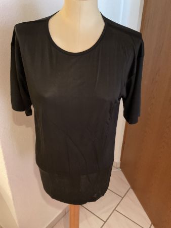 KA Damen -Seiden Rundhals Alkena Basic Tshrt   M,,100% Seide