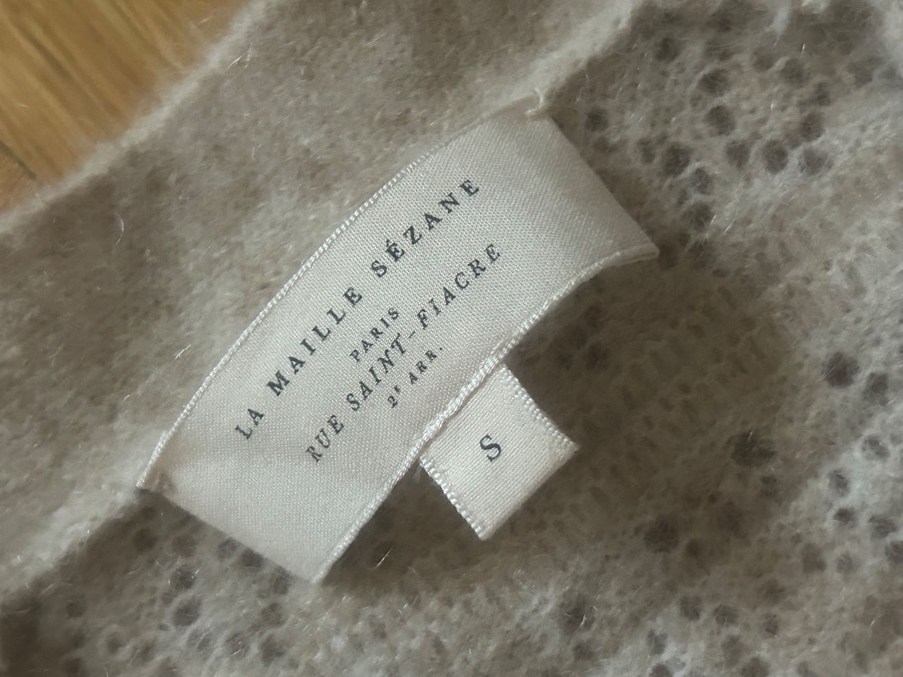 Sezane Maglioni & Felpe: Sézane Pullover Cardigan Wolle Mohair Gr. S – Nuovo (secondo la descrizione) da Genève venduto da sunandwind 4