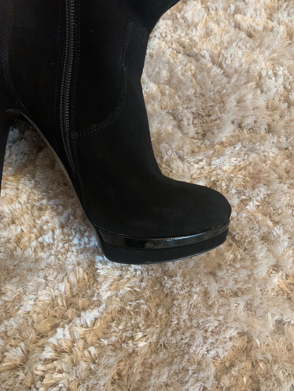 Scarpe da donna: Overknee Stiefel schwarz Leder 36 Plateau High Heel Neu – Nuovo (secondo la descrizione) da Zürich venduto da kka_7xrc 4