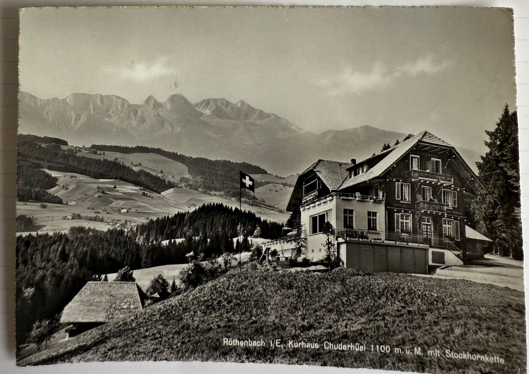 Cartoline postali: RÖTHENBACH i/E, Chuderhüsi 1961 – Usato da Lutry venduto da Ediego