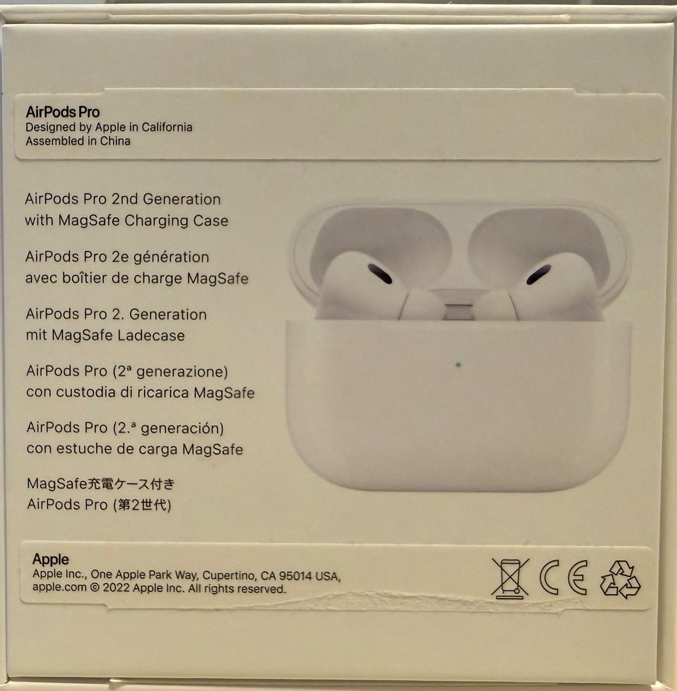 Apple Cuffie: AirPods Pro 2nd Generation mit MagSafe Ladecase Kopfhörer – Usato da Zürich venduto da dr.sisi 3