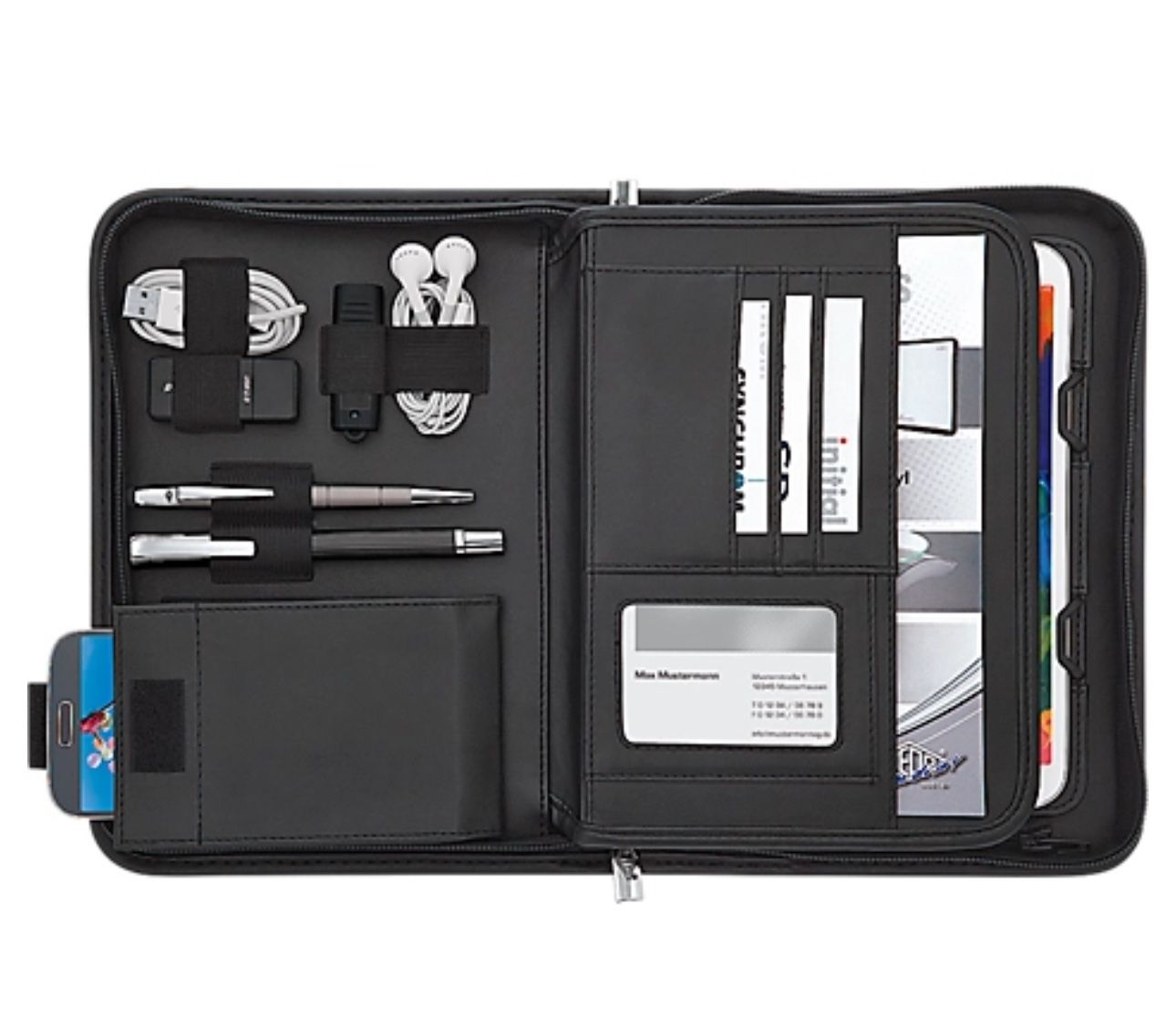 Borse: neuer Tablet-Organizer DIN A5, Kunstleder/Nylon, mit Sch – Nuovo e nell'imballaggio originale da Necker venduto da liq24 1