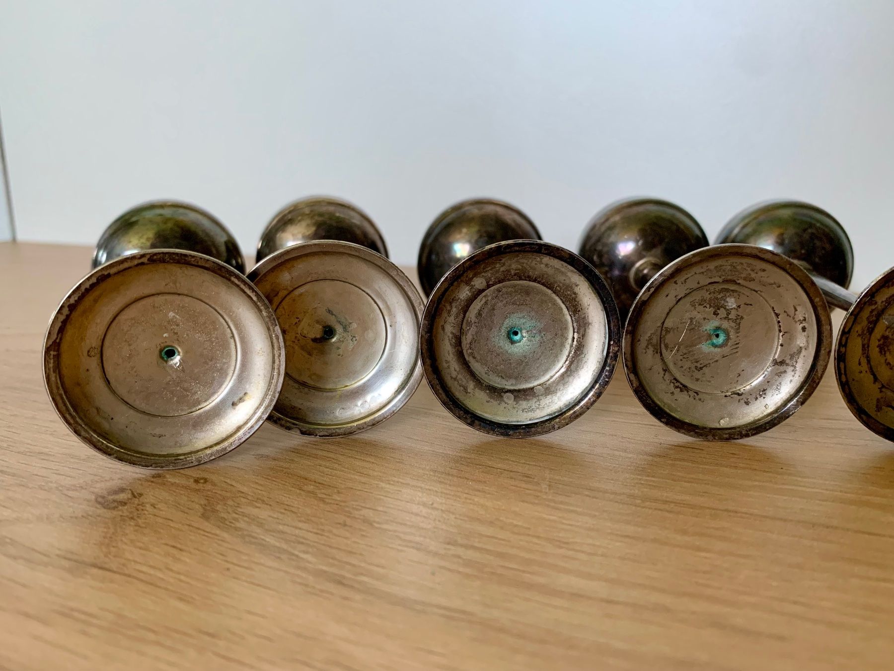 Bicchieri: 6 wunderschöne alte Schnappsgläsli aus Alpaka Silber – Usato da Rothrist venduto da Fondgruebe 7