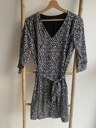 Robe IKKS femme noire et blanche T36