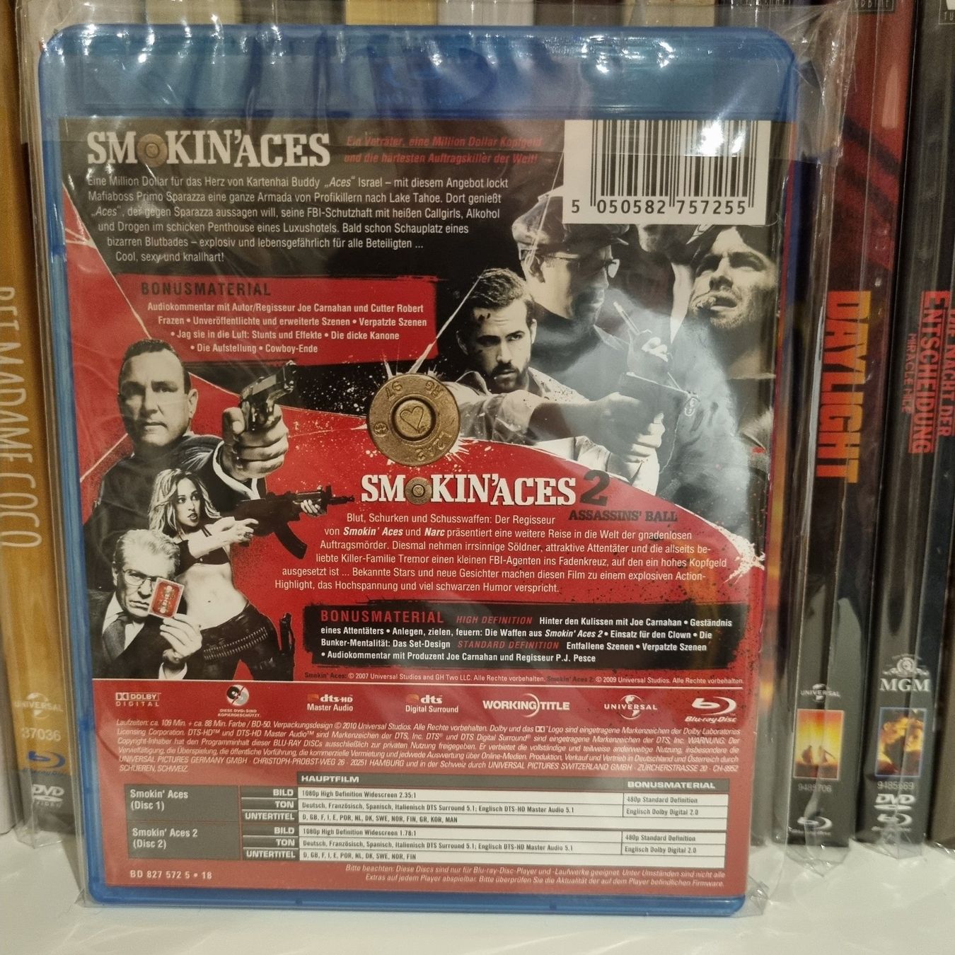 Tutti i DVDs: Smokin' Aces 1 + 2 [Blu-ray] – Usato da Bremgarten AG venduto da Mediensammler24 1