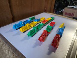 1 Konvolut Kunststoff Eisenbahn Spielzeug