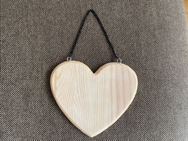 Herz aus Holz für Valentinstag, Hochzeit, Weihnachten, etc.