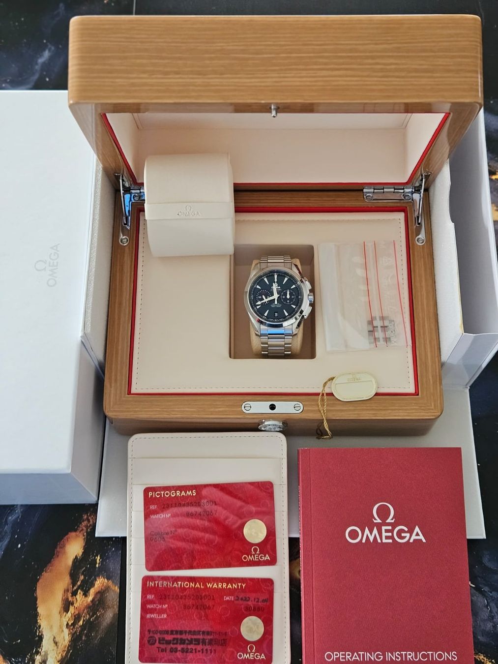 Omega Uhren: Omega Seamaster Aqua Terra GMT Chornograph – Neu (gemäss Beschreibung) aus St. Silvester von gbgmbh 9