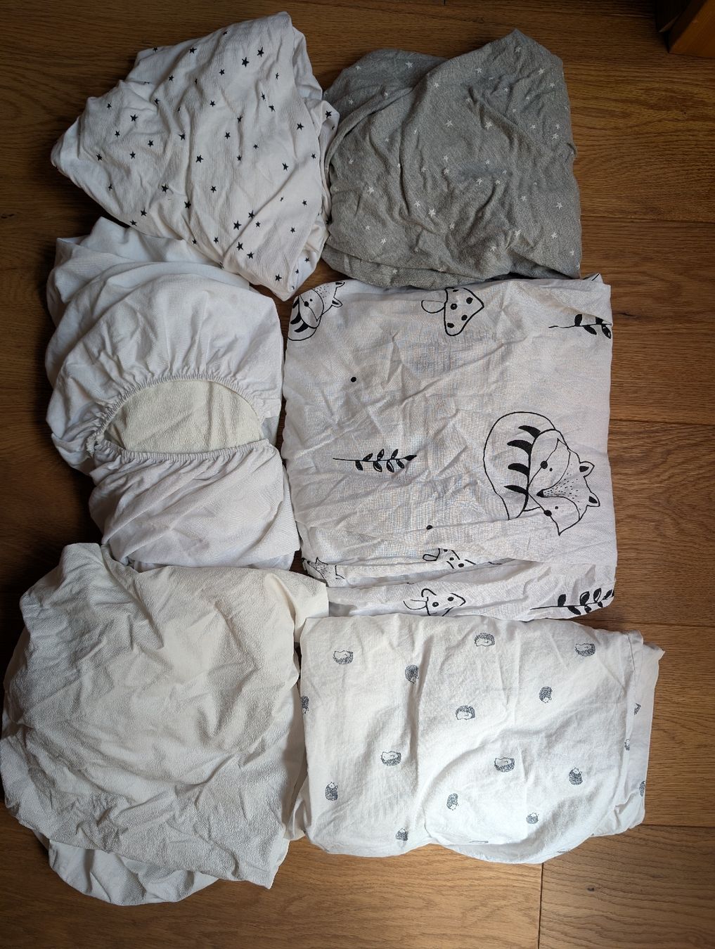 Bettwäsche: Draps et alèses 60x120 jamais utilisés – Neu (gemäss Beschreibung) aus Orbe von smmg