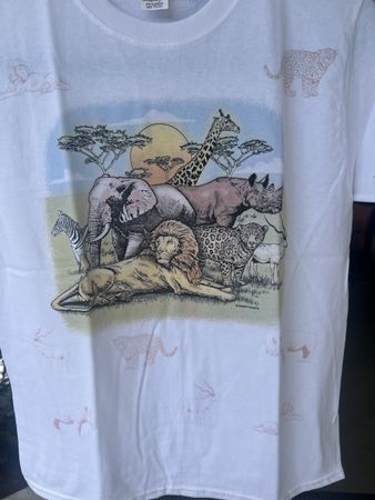 T-Shirt mit Coloreffekt, Safari Tieren 116-128 (M) AKTION!!!