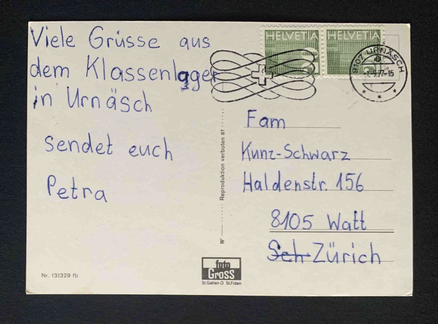 Ansichtskarten: AK Schweiz Suisse Switzerland – Gebraucht aus Goldau von artelier1 1