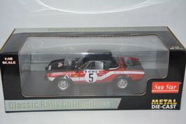 Fiat 124 Abarth #5 Rome  , Rallye Monte Carlo  1973 , 1:18
