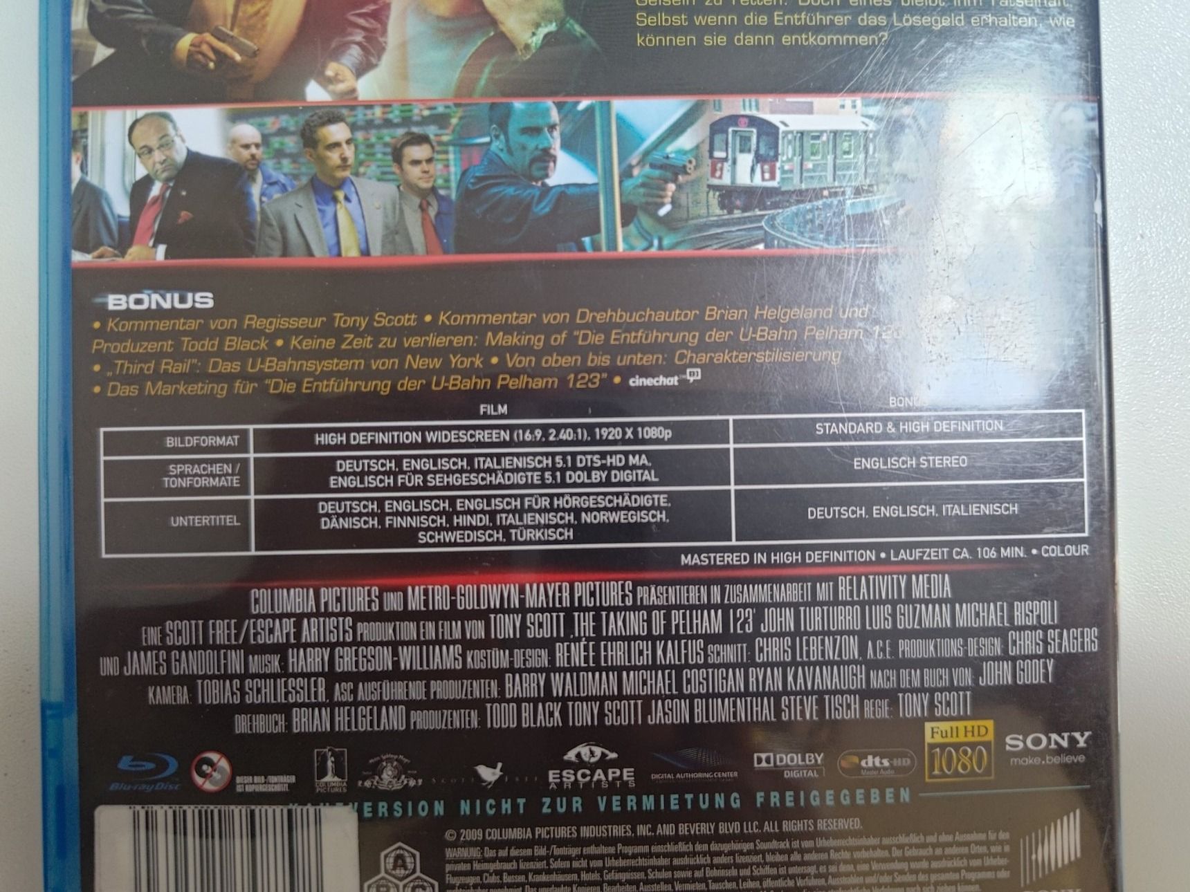 Alle DVDs: Die Entführung der U-Bahn Pelham 123 – Gebraucht aus Liestal von Kratzilla 3