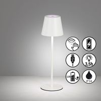 LED Tischleuchte, Weiss, 37 cm Höhe