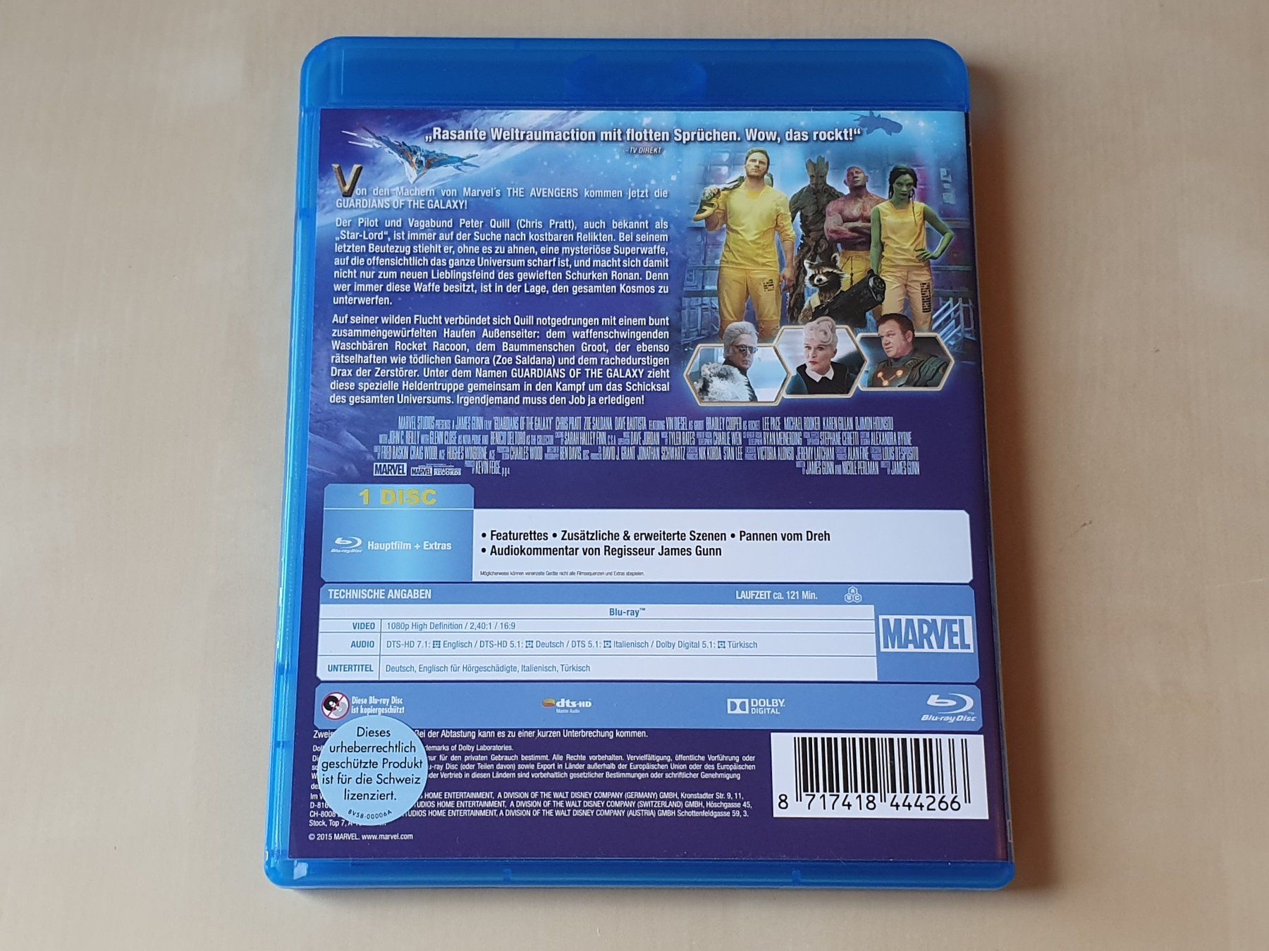 Alle DVDs: Guardians of the Galaxy – Gebraucht aus Stansstad von collectorsshop 1
