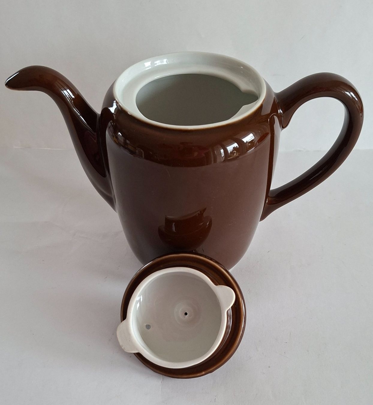 Rössler Caraffe: Schöner Rössler Vintage Look Tee oder Kaffeekrug braun Retro – Usato da Opfikon venduto da Diversamente 7