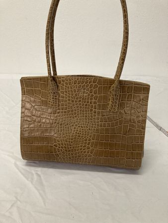Edle KITZ Handtasche aus echtem Kroko-Leder, Vintage