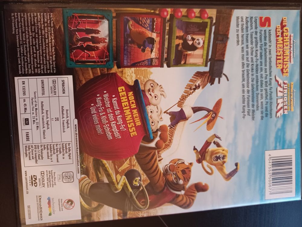 DVD Kung Fu Panda Die Geheimnisse der Meister Kaufen auf Ricardo