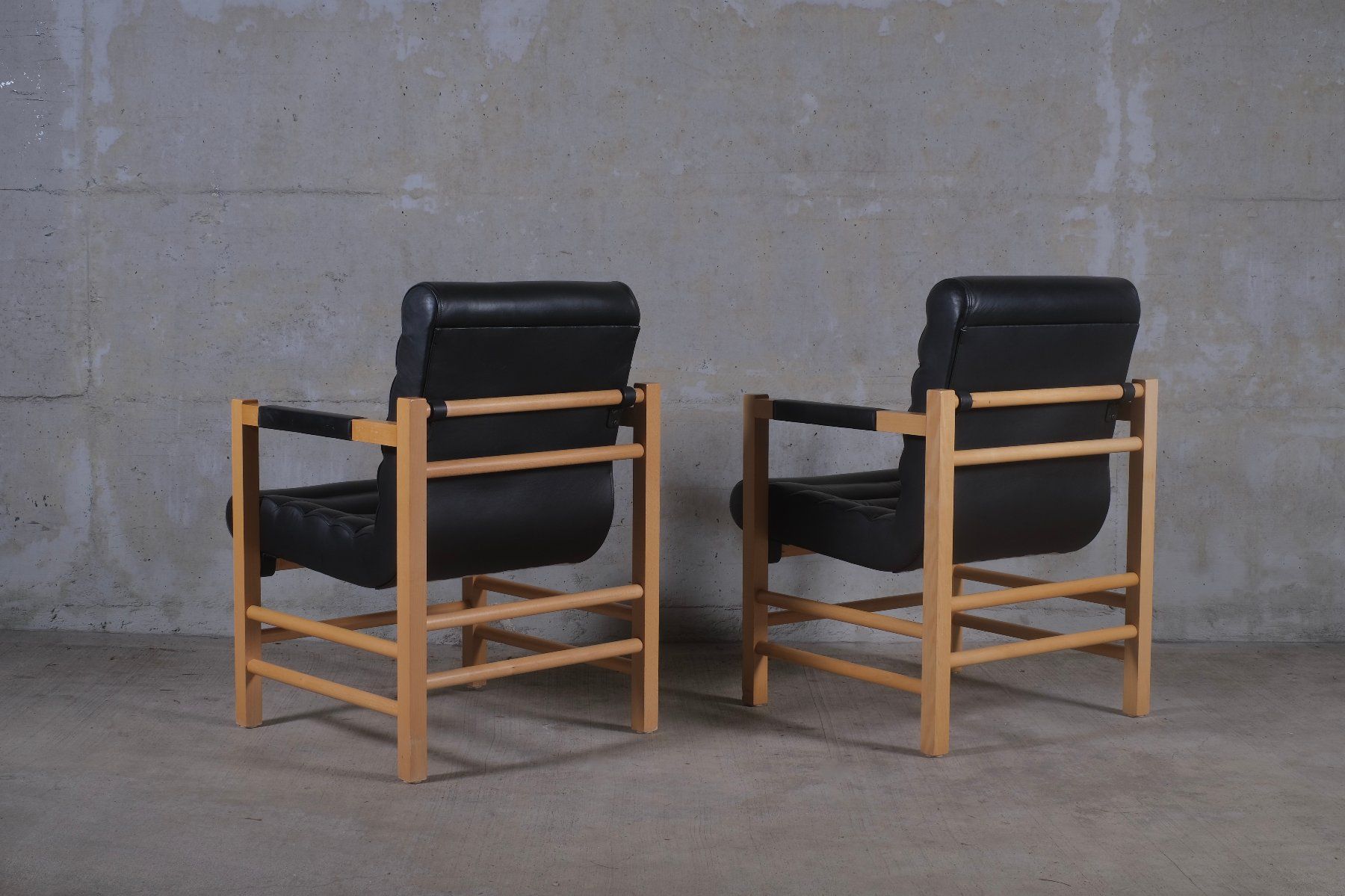 Sessel: 6 SESSEL ERNST GISEL LEDER SCHWARZ – Gebraucht aus Zürich von mrbluewave 4