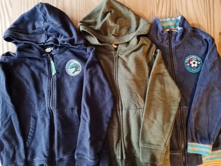 Jaquettes taille 122-128 (lot de 3)