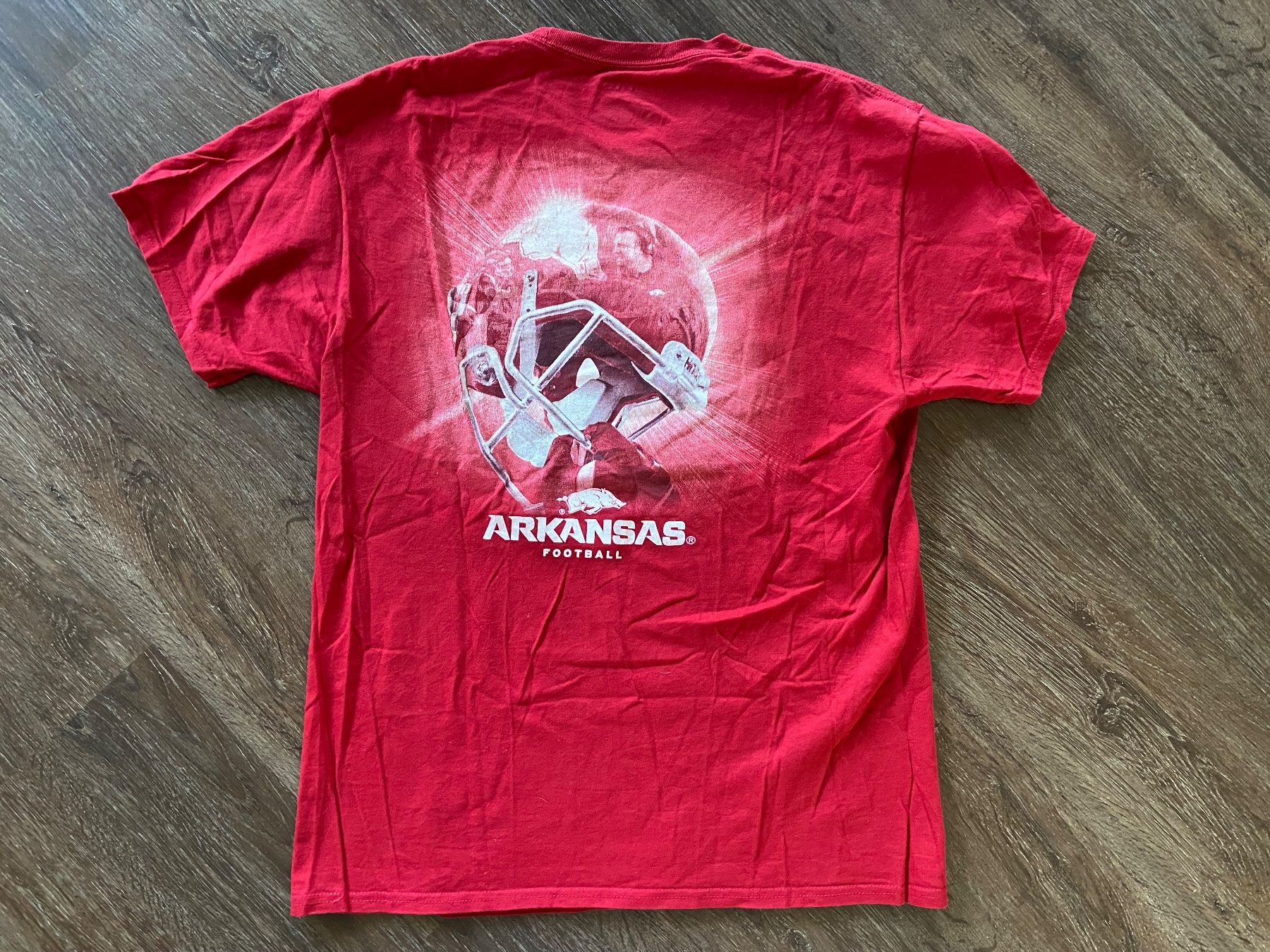 Champion T-shirt: Arkansas Razorbacks NCAA T-Shirt Gr. L – Usato da Muttenz venduto da bargain_hunter 2