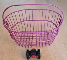 Fahrradkorb violett mit KLICKfix Halterung gebraucht
