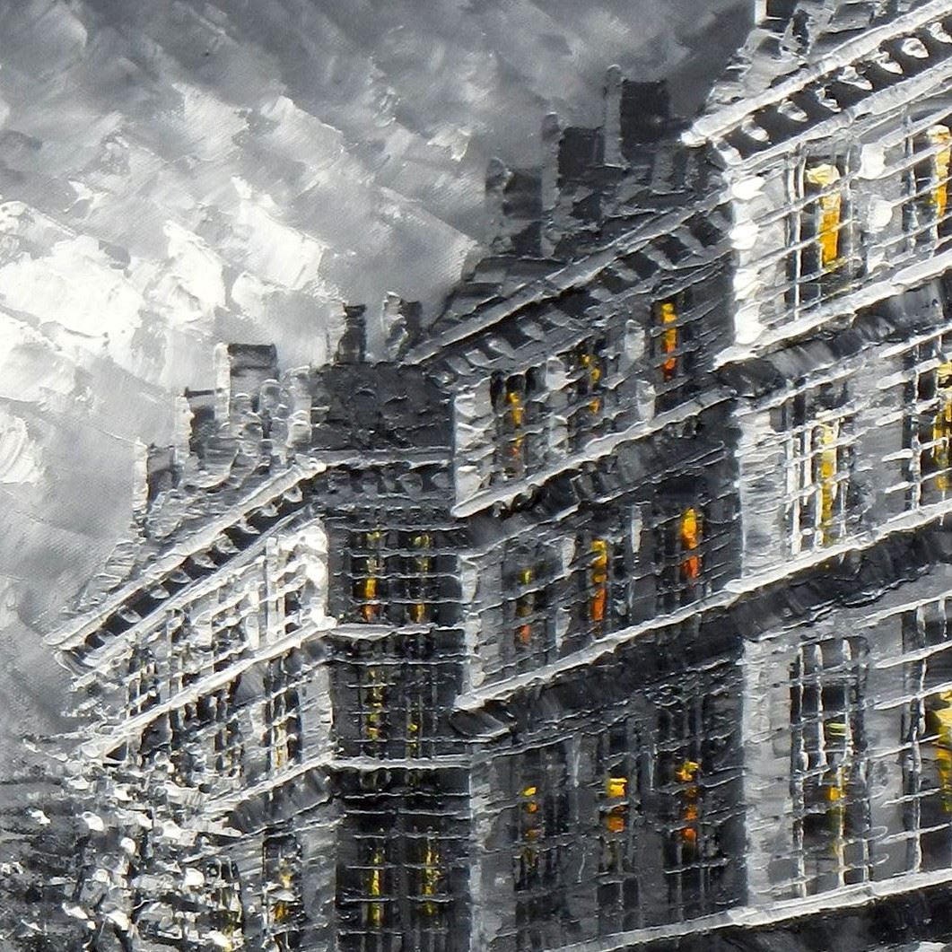 Reproduktionen & Neuware: Modern Art - Paris Spaziergang am Abend – Neu (gemäss Beschreibung) aus Larnaca von KunstDepot24 3