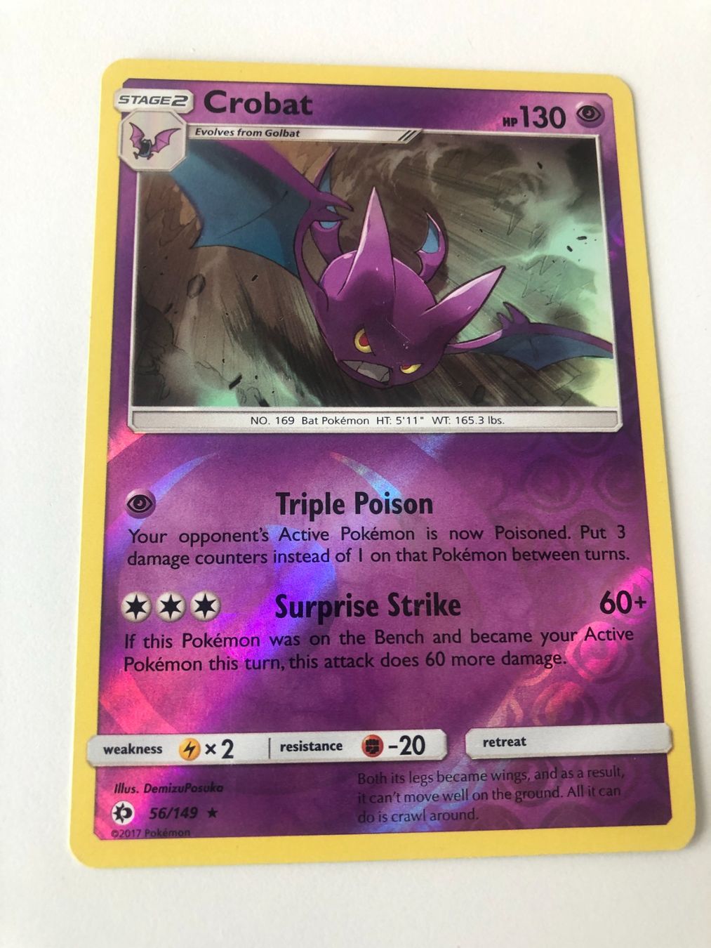 Pokémon Carte collezionabili: Pokemon Crobat – Usato da Bassersdorf venduto da sammelfloh