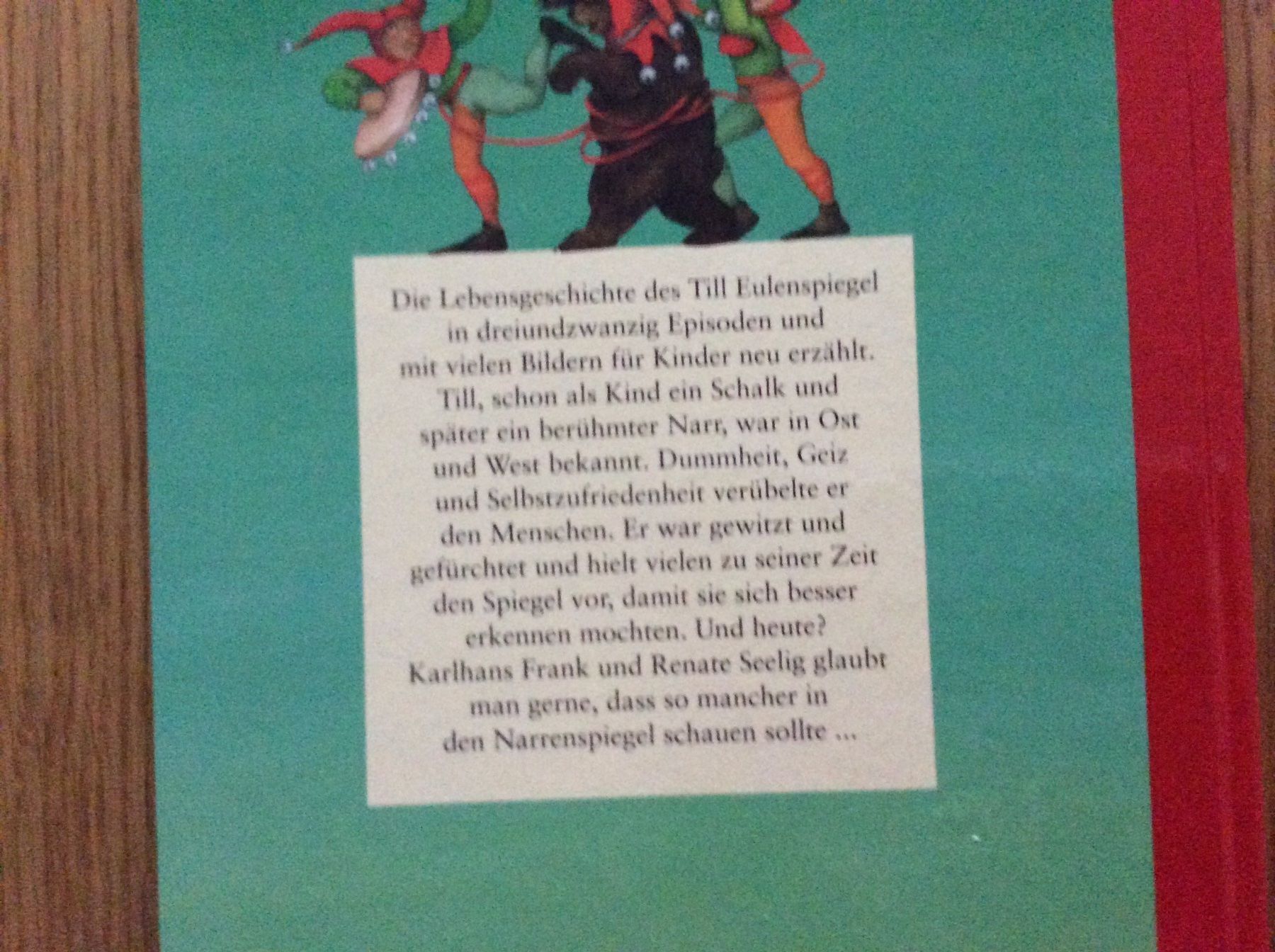 Libri: Till Eulenspiegel Listiger Schalk – Usato da Wetzikon ZH venduto da Libelle01 1