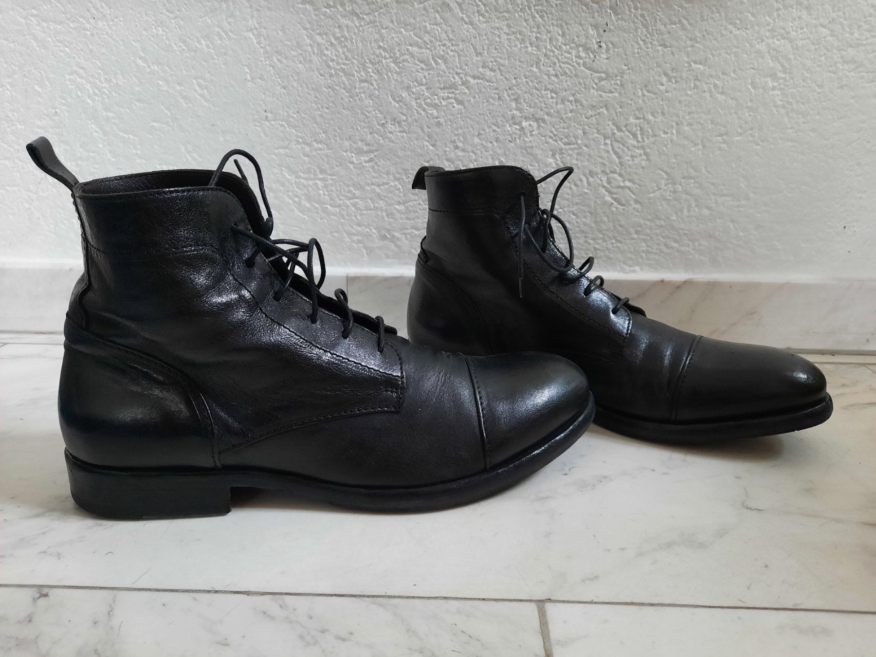 Scarpe da uomo: Corvari Italy Leder Schuh/Stiefel  Gr.40 – Usato da Bolligen venduto da Jelowi 1