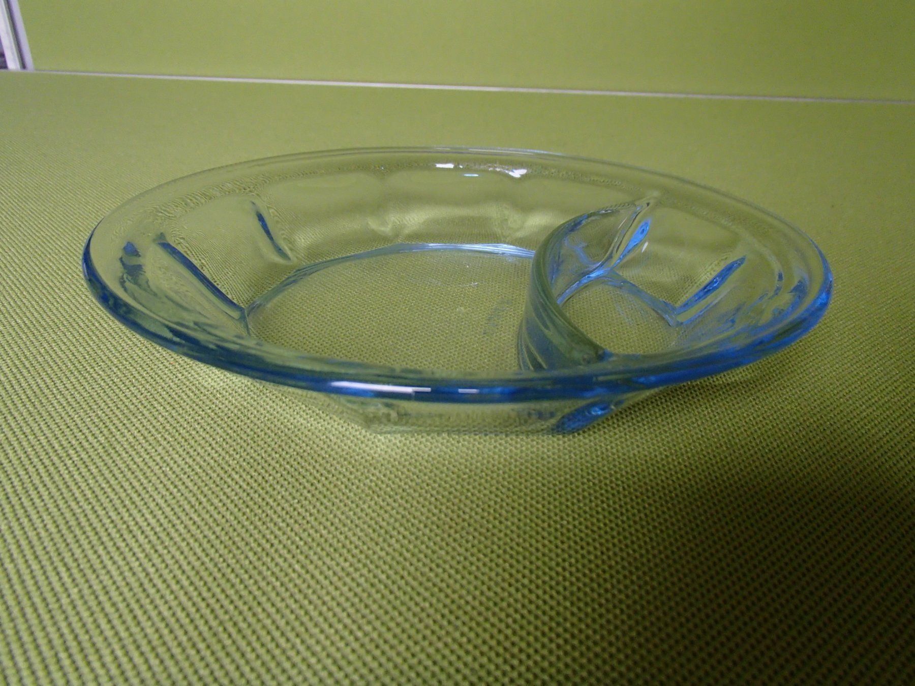 Teller: 6 hellblaue Vintage Glasschalen mit Einteilung – Gebraucht aus Schöfflisdorf von pullux 7