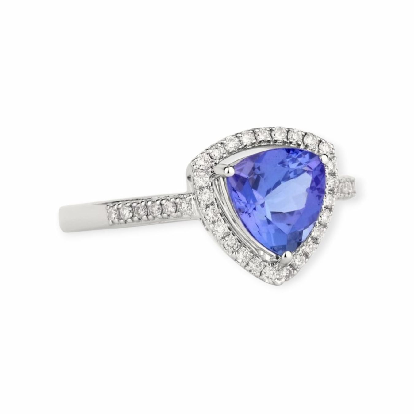 Anelli: Tansanit-Ring 14k Weissgold 1,46ct – Nuovo e nell'imballaggio originale da Illnau venduto da Juwelier_Mahler_GmbH 2