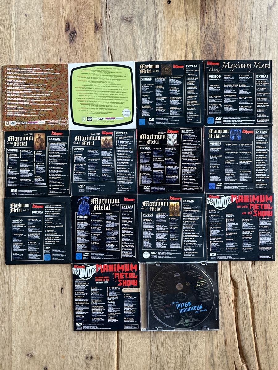 Maximum Metal & Rock Hard DVD Sammlung (Gebraucht) in Niederwil SG für ...