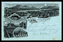 Mondschein-Lithographie Luzern, Ortspano