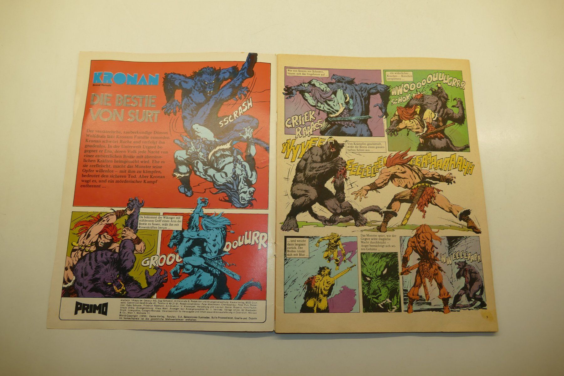 BD: Primo Comic Nr. 26 von 1974 – D'occasion à Niederhasli par Flash32 1
