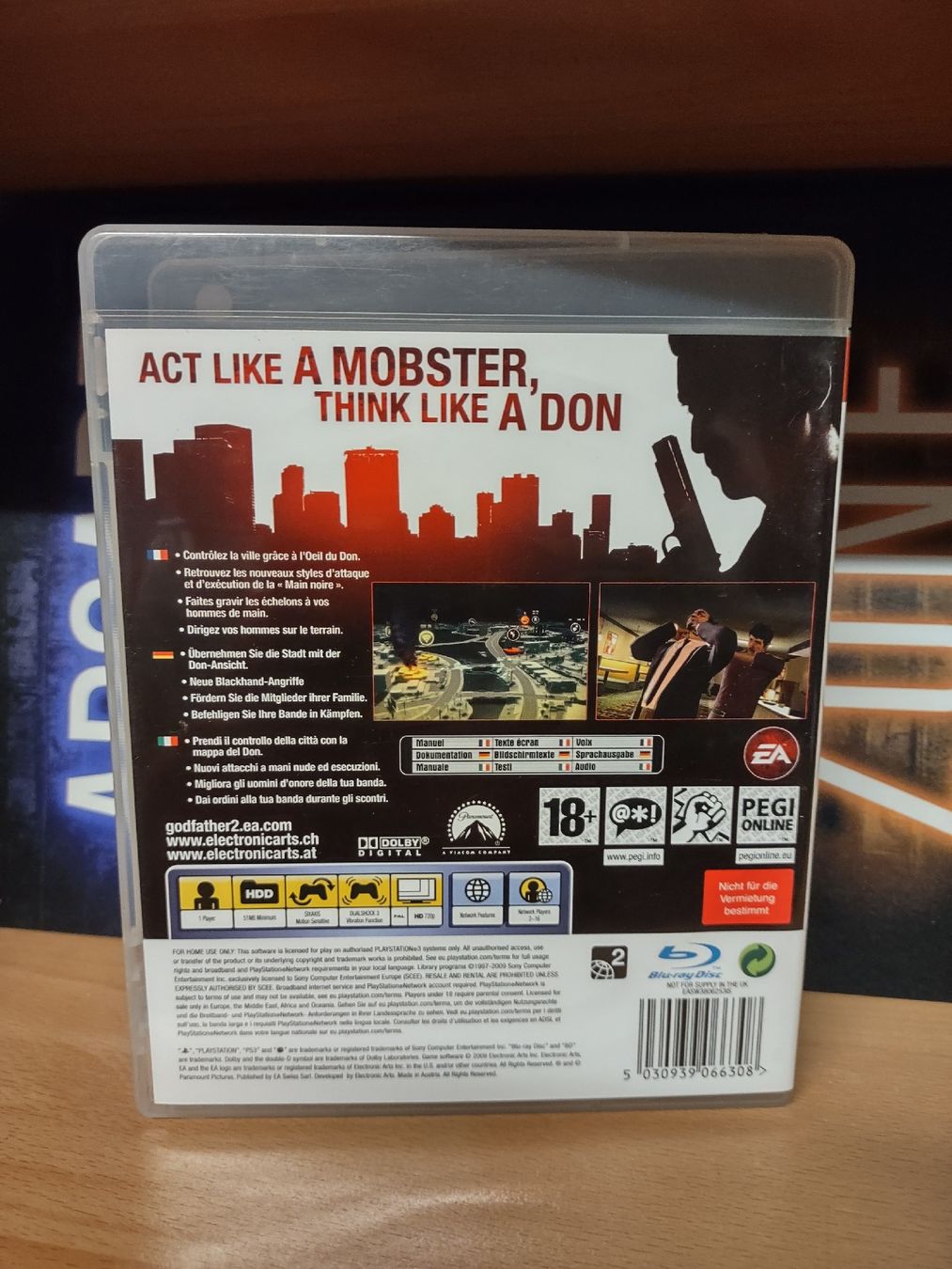 Sony Giochi: The Godfather 2 - PS3 -  – Usato da fribourg venduto da GameSpot 1