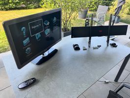 TV Philips 32''Ambilight et support mural