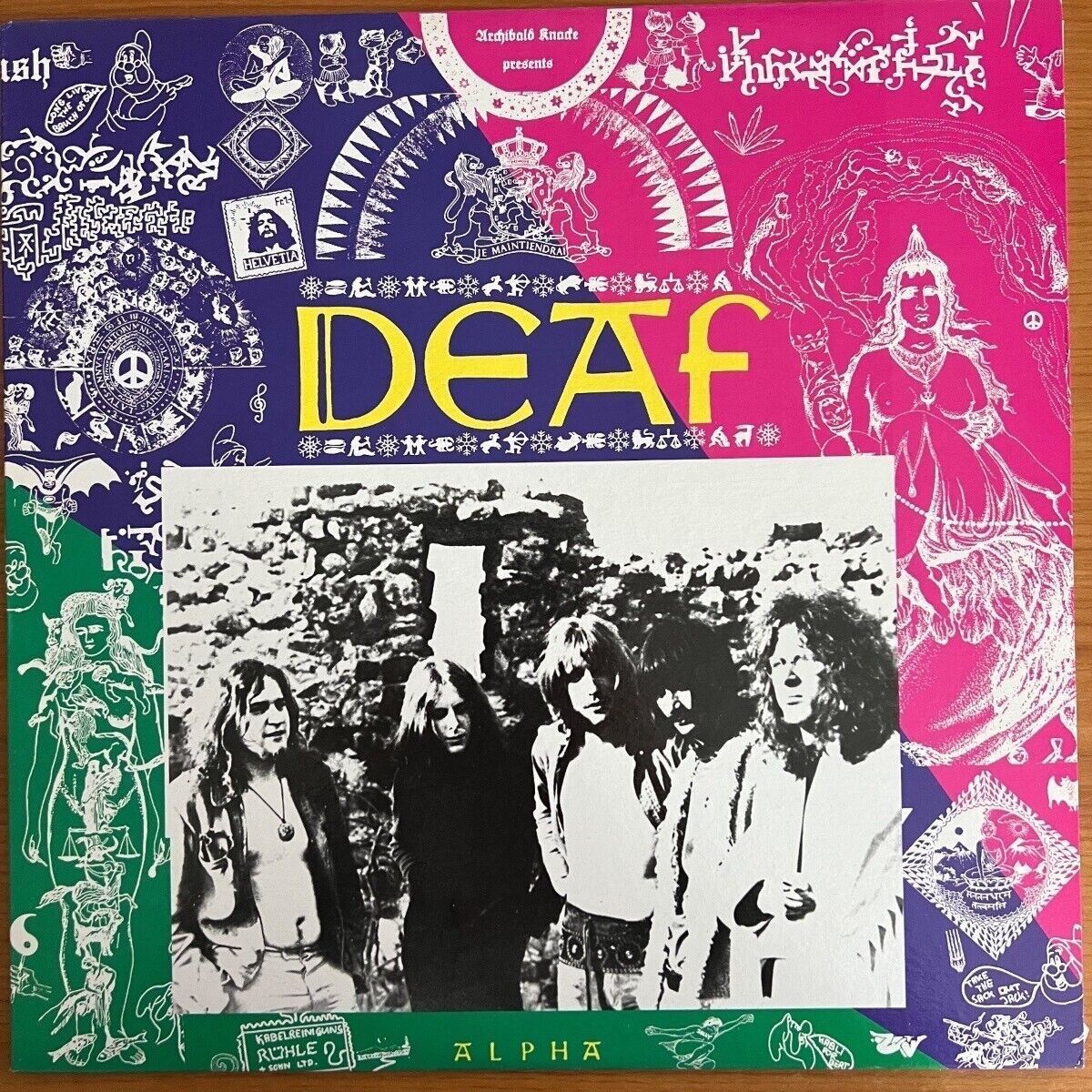 Dischi in vinile: Deaf - Alpha / LP - 1. Swiss-Press. 1994 - TOP – Usato da Gais venduto da soundcave57