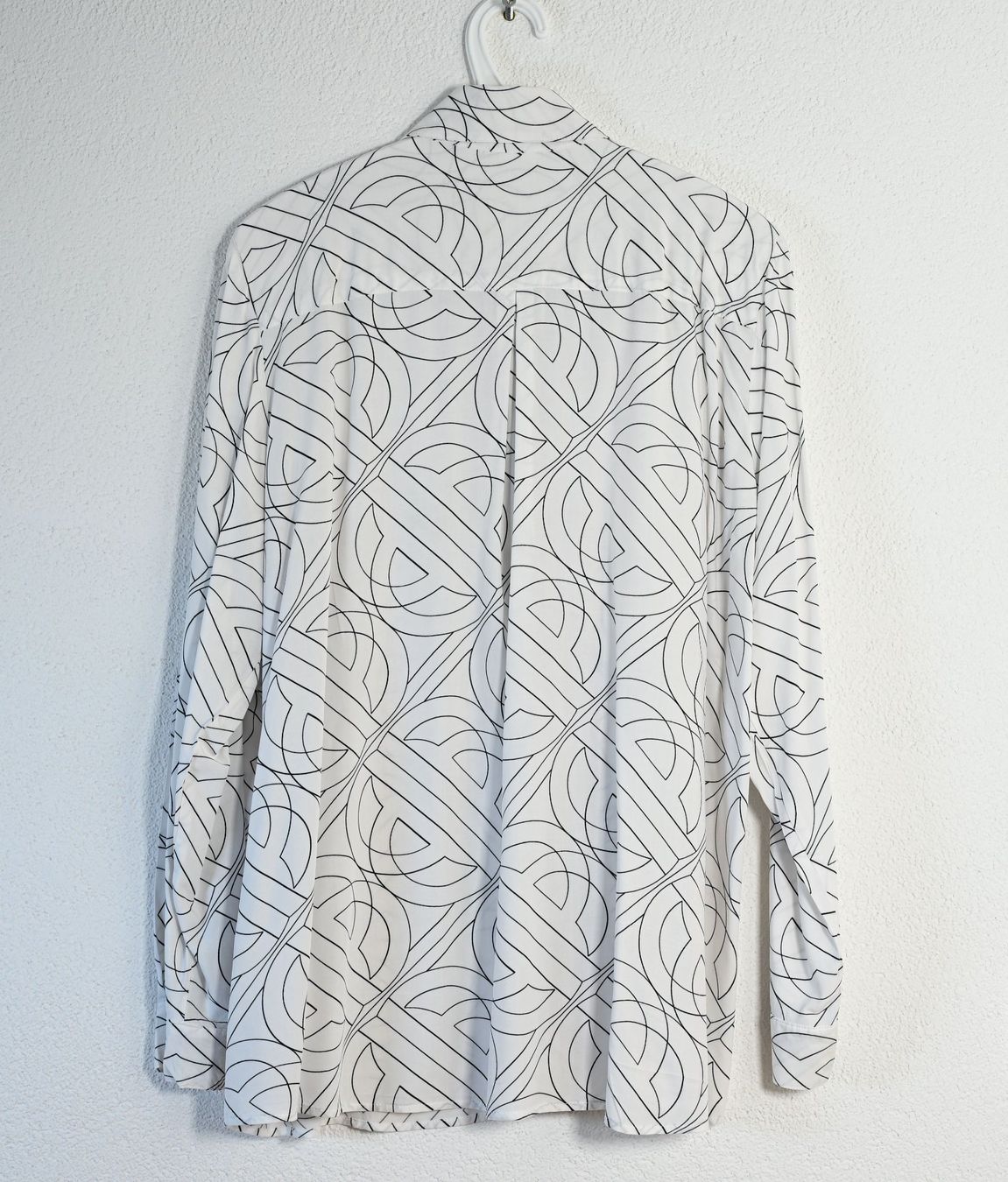 Gerry Weber Chemisiers: Gerry Weber Bluse weiss schwarz gemustert, 42 – D'occasion à Dürnten par pema28 3