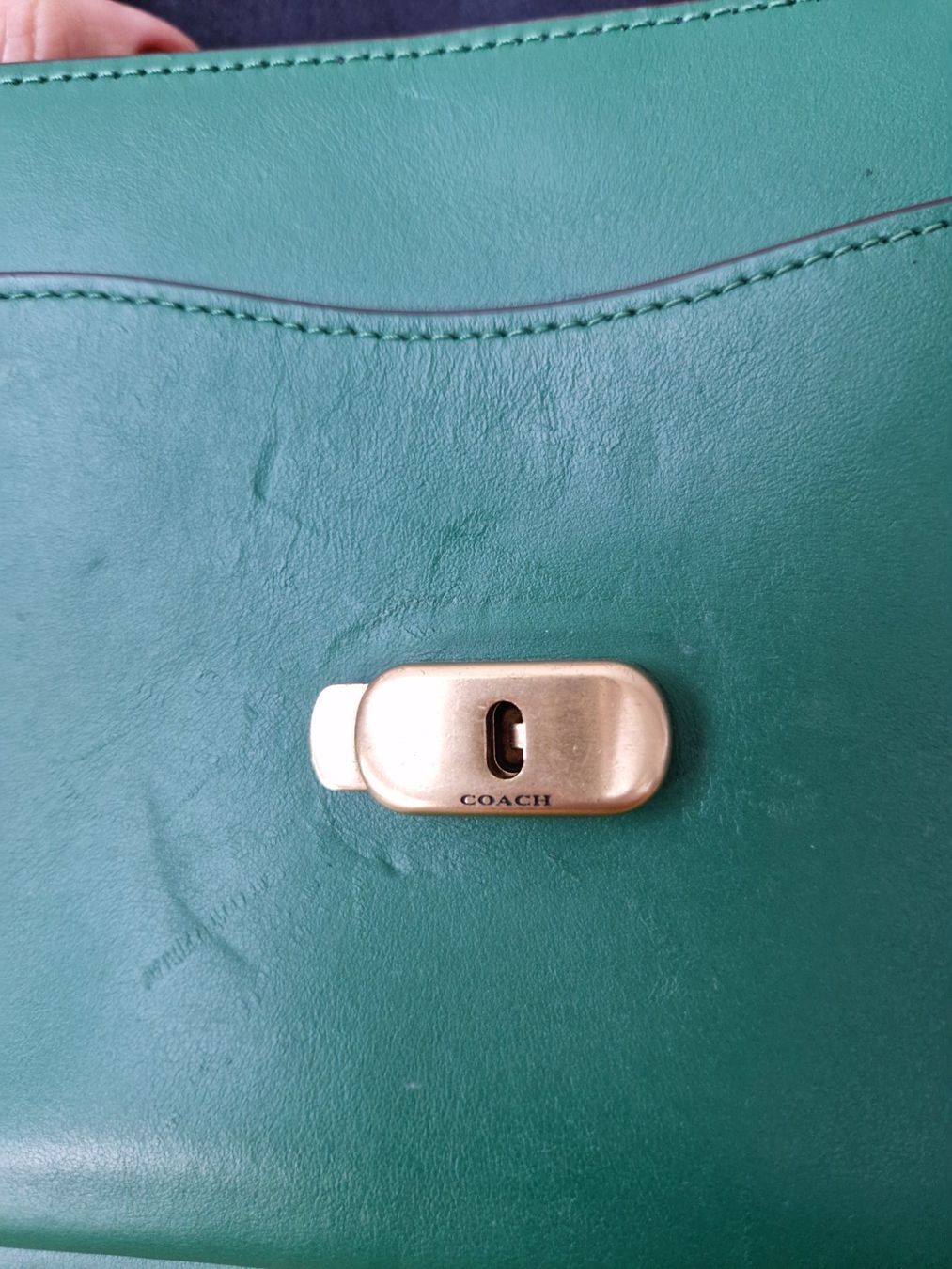 Coach Taschen für Damen: Original Coach Handtasche, grün, top handle – Gebraucht aus Erlinsbach SO von ULIKH 6