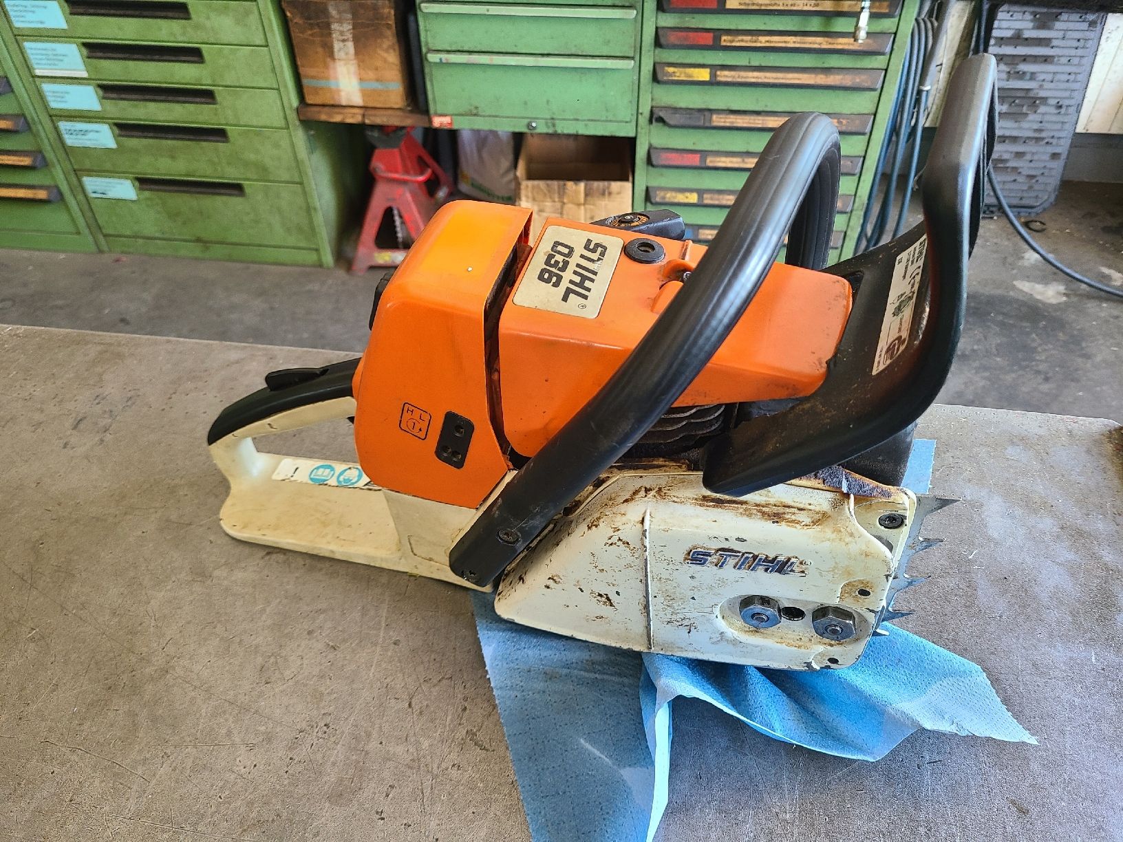 Stihl Seghe: Motorsäge Stihl 036 – Difettoso da Ganterschwil venduto da Sevi1986 2