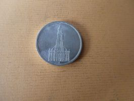 Dt. Reich 1934 G, 5 Reichsmark - Silber   wie neu