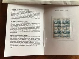 PTT-Briefmarkenbüchlein: fünf Tierkreiszeichen