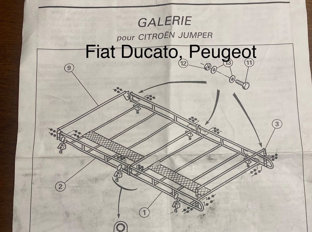 Dachgepäckträger Fiat, Peugeot, Citrön 200kg -678 2