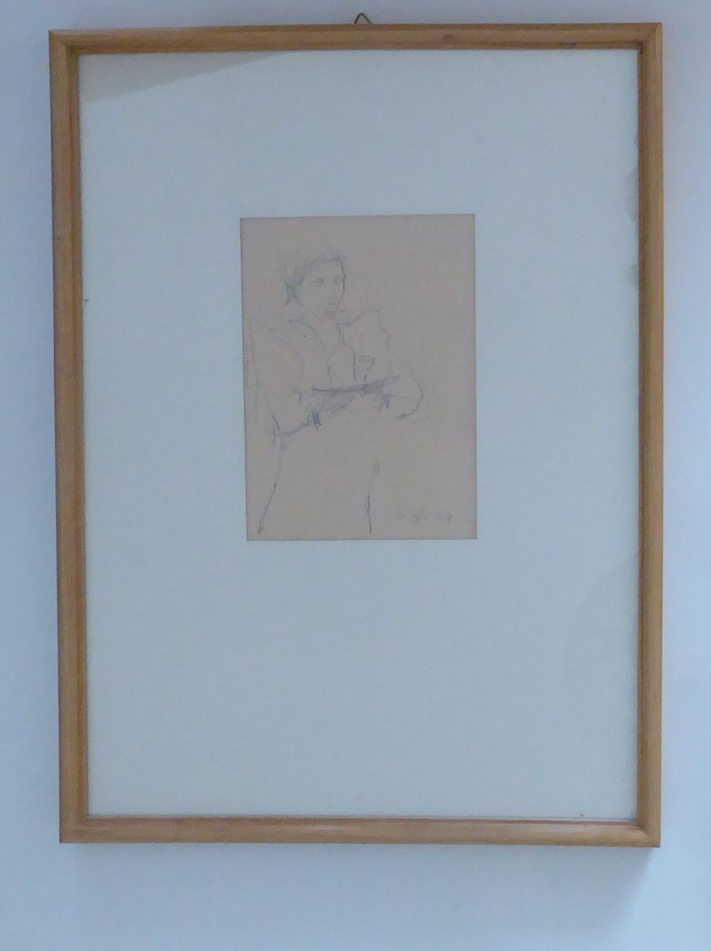 Foto & Immagini: Max Kämpf  1912-1982 in Basel Bleistiftzeichnung Original – Usato da Aesch BL venduto da Kauri1 1