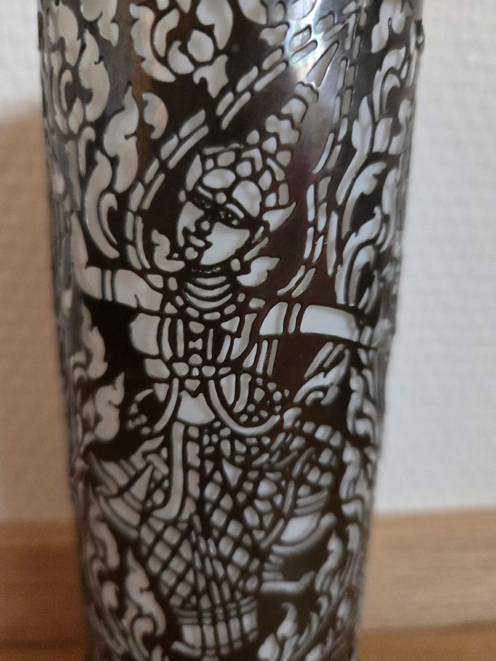 Portacandele: Kerzenhalter mit thailändischer Messing-Filigranarbeit – Usato da Bühler venduto da ros_5qfr 1