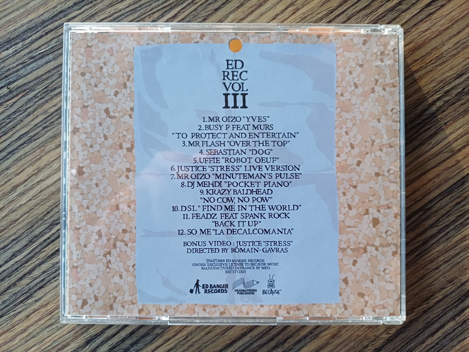 CD: ED REC Vol III - CD – Usato da Begnins venduto da Drastic-Sound 1